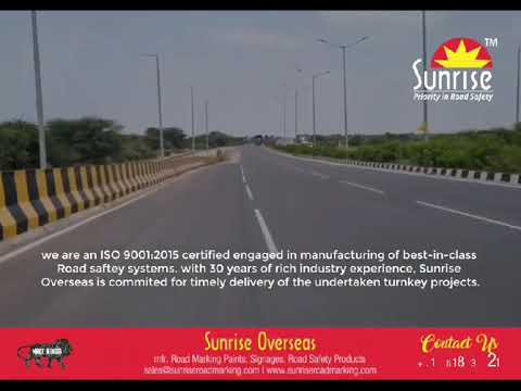Sunrise Overseas /Mfr:Thermoplastic Road Marking , traffic signages, and Road Safety Products Delhi.