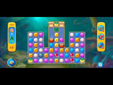 Fishdom Easy Level 11600 (with ingame lightning booster) @choraelmin