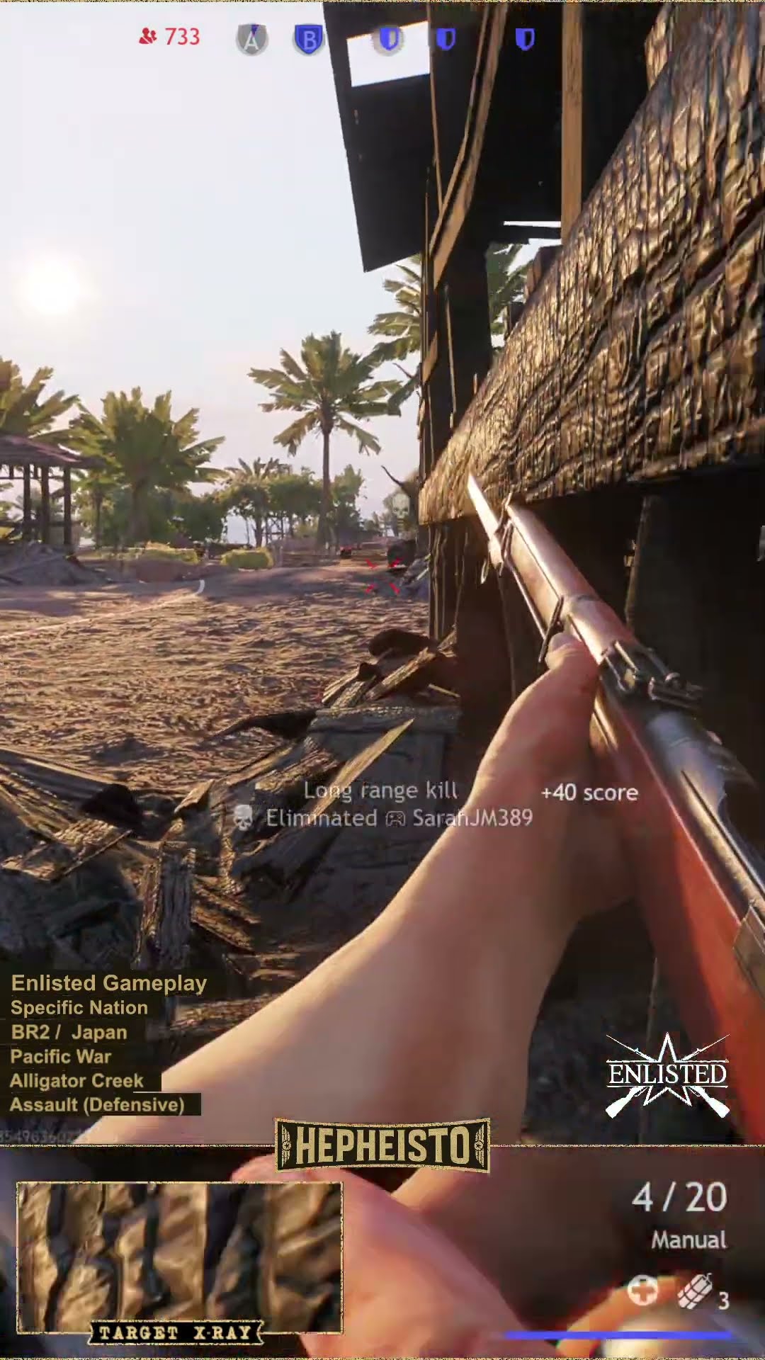 Rifleman eliminates Tank Commander of an M13 MGMC from very far distance without scope