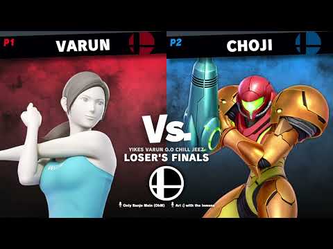 Smash at UC Davis #22: Loser's Finals - varun (Wii Fit Trainer) vs Choji (Samus)
