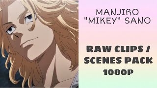 Manjiro  Mikey  Sano RAW clips/scenes pack 1080p  