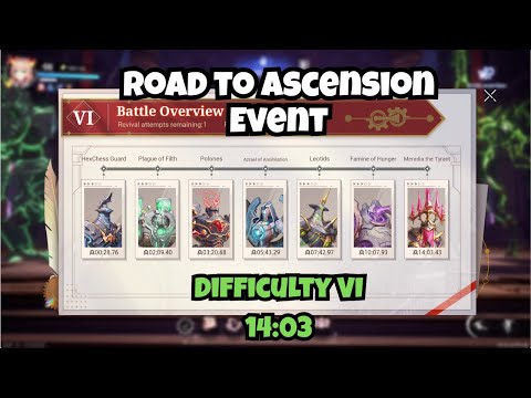 Road to Ascension Difficulty VI | 14:03 First Day Attempt | Crystal of Atlan
