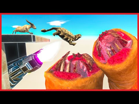 JUMP over JET ENGINE AND DON'T GET CAUGHT | ARBS - Animal Revolt Battle Simulator