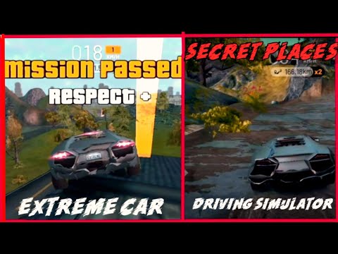 extreme car driving simulator secret places offroad map -new map 2021 || hidden places #secretplace