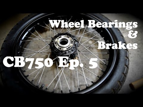 Wheel Bearings and Brakes // CB750 Ep. 5