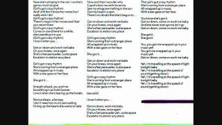 SHE'S A FAST PERSUADER with LYRICS