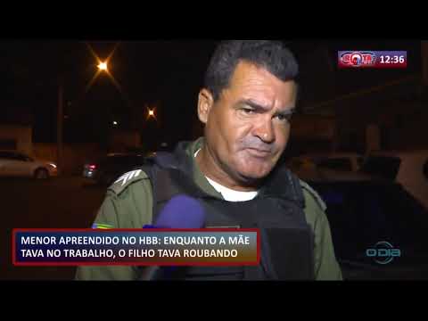 ROTA DO DIA 03 12 2019  Menor apreendido tentando arrombar casa no Conjunto HBB