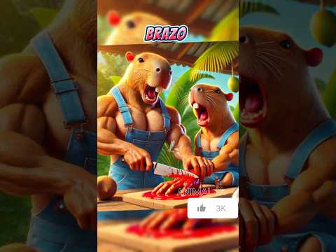 I'm going to split the coconut 🌴🌴 #humor #animalia #animalmemes #capybara #chatgpt #comedy #viral...