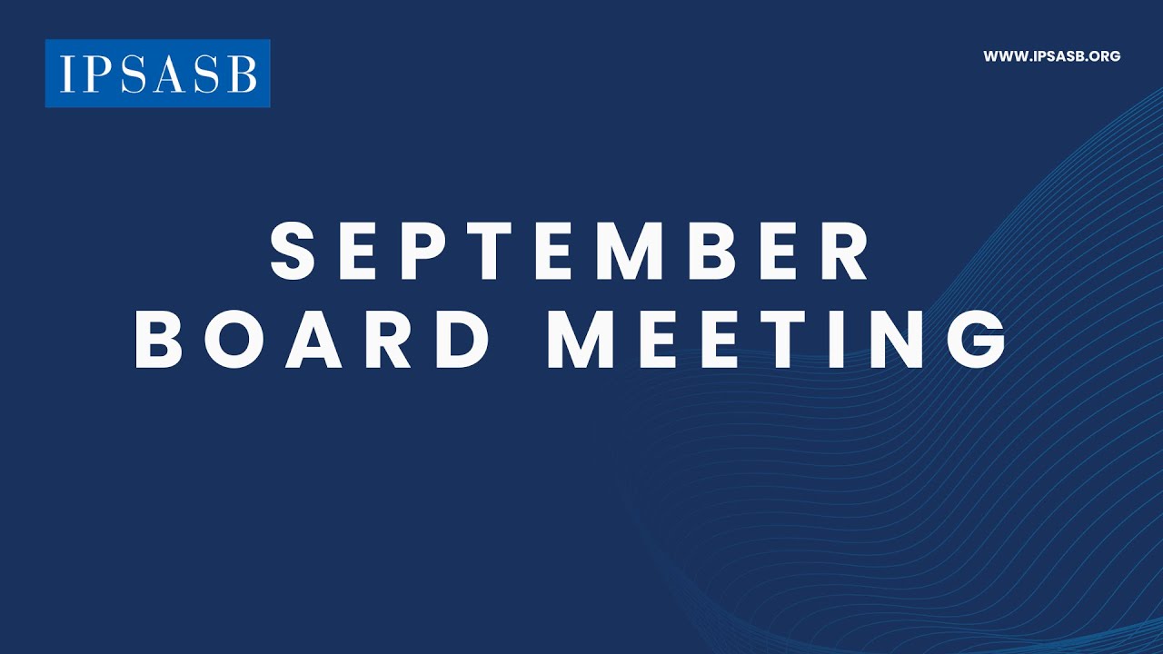 IPSASB Meeting - September 12