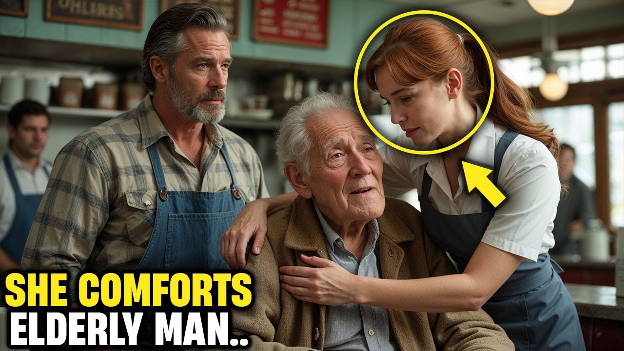 Waitress Comforts An Elderly Man, Fired For Helping Him Until The Undercover CEO Intervenes