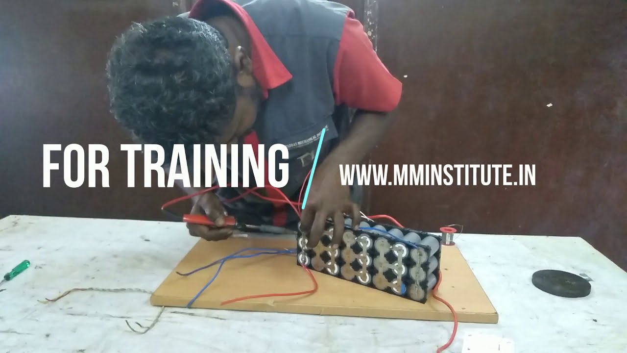 Simply make lithium Battery Pack for Electric Cycle (24v 18Ah = 350w) ( LFP Cells) (BMS Connections)