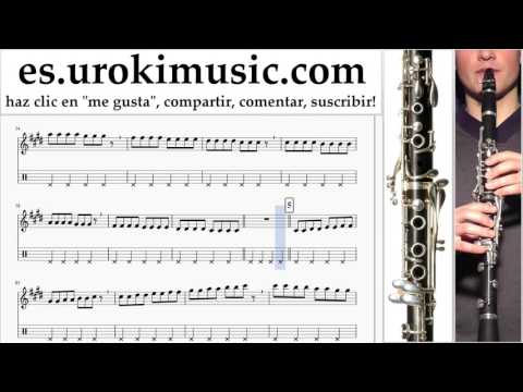 Como Tocar Clarinete Romeo Santos - Propuesta Indecente Parte#1 Clases Notas Musicales Tutorial