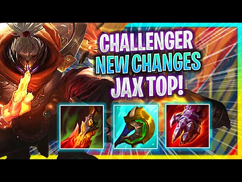 CHALLENGER IS A GOD WITH JAX NEW CHANGES! | Challenger Plays Jax Top vs Darius! | Season 2023