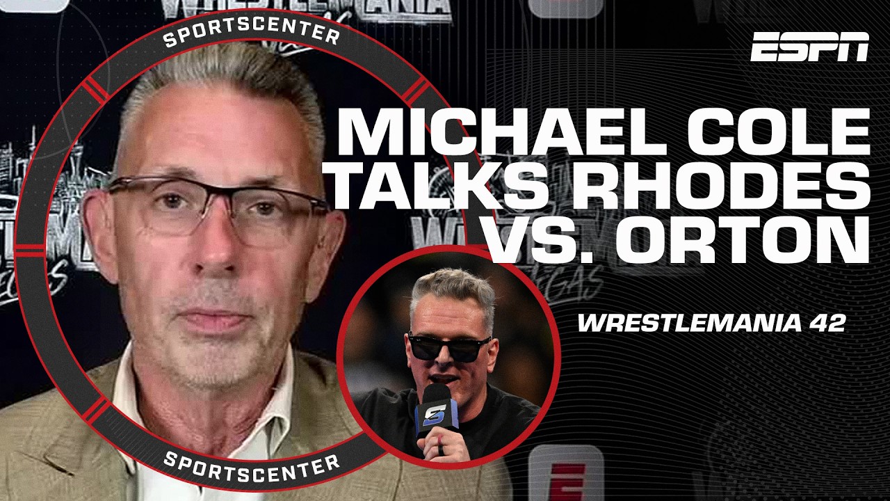 Michael Cole says he’s ‘taken aback’ by Pat McAfee’s return before WrestleMania | SportsCenter