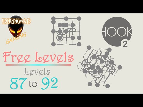 Hook 2 NEW FREE LEVELS (Levels 87 to 92) [Minimal Puzzle Game] - YouTube