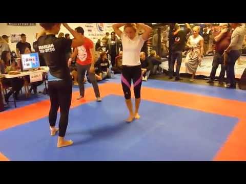 Grotta Grappling '14 Q3 - Barbara Ruiken [SW -71.5kg Intermediate - Kamp 2] vs Rikke Bugge (Finals)