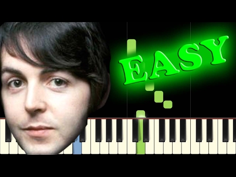 THE BEATLES - HEY JUDE - Easy Piano Tutorial THE BEATLES - HEY JUDE - Easy Piano Tutorial