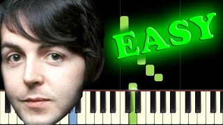 THE BEATLES - HEY JUDE - Easy Piano Tutorial - YouTube