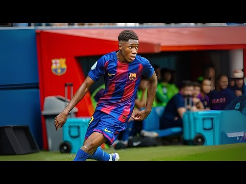 Sama Nomoko Barca Atletic debut vs UE Porreres