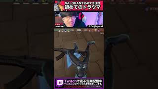 【VALORANT】はじめて3日目、トラウマを植え付けられる #Shorts