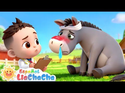 A Mi Burro le Duele la Cabeza | LiaChaCha en Español - Canciones Infantiles