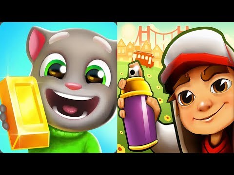 Subway Surfers vs Talking Tom Gold Run Android Gameplay