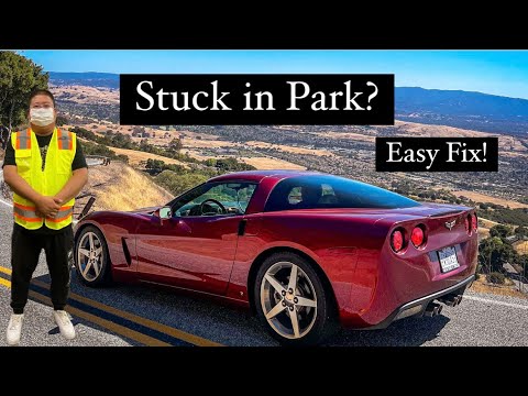 How To Fix C6 Corvette Stuck In Park Automatic Shifter Won’t Shift! Easy DIY