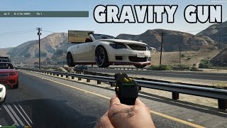 GTA 5 PC Mod Lets You Throw Cars Around With a Gravity Gun