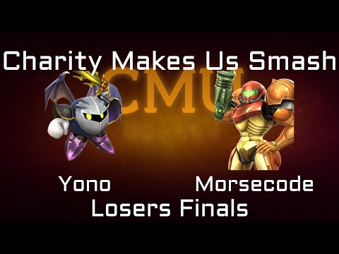 Charity Makes Us Smash Project M Bracket Losers Finals - Yono (Meta Knight) vs. Morsecode (Samus)