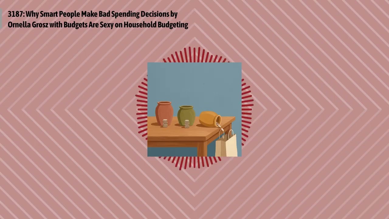 3187: Why Smart People Make Bad Spending Decisions by Ornella Grosz with Budgets Are Sexy on...