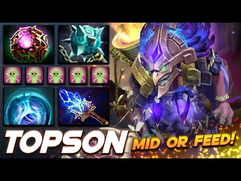 Topson Dazzle - MID OR FEED - Dota 2 Pro Gameplay [Watch & Learn]