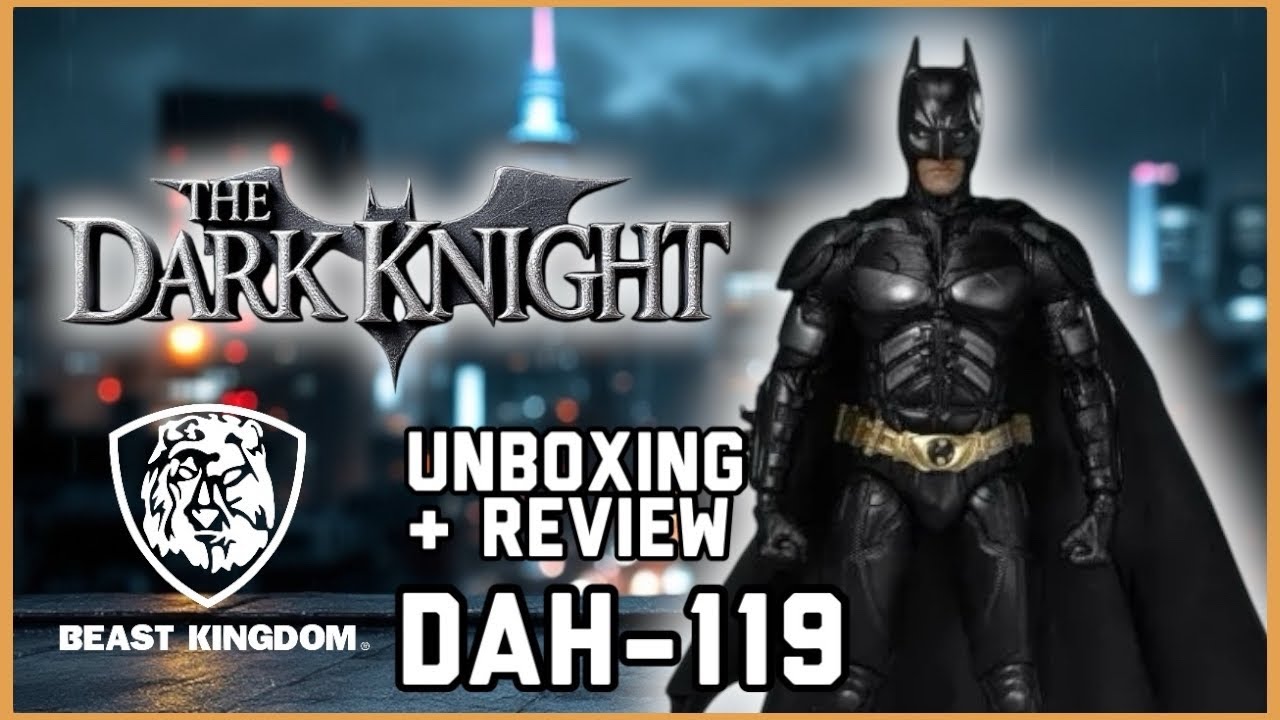 Beast Kingdom The Dark Knight Batman DAH-119 action figure review