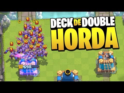 PUSH com DOUBLE HORDA no Clash Royale