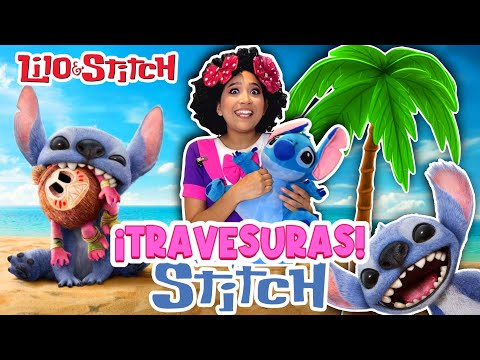 La compañera hace travesuras con STITCH | Vamos al cine | El peluche de la compañera cobra vida