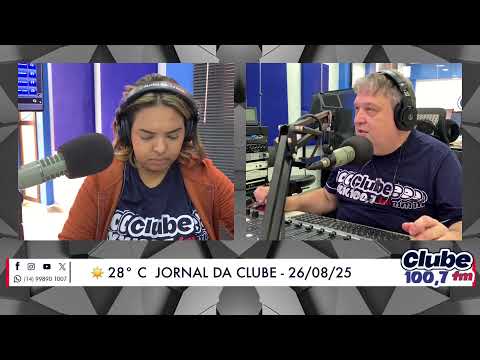 Jornal da Clube - 26/08/2025 - Edição do Almoço