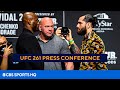 UFC 261 Press Conference: Kamaru Usman vs Jorge Masvidal | CBS Sports HQ