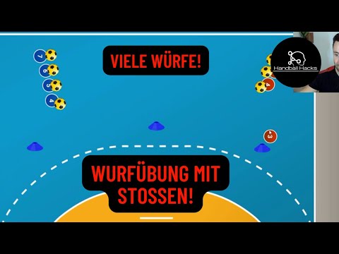 Extrem viele Würfe - Wurfübung mit Stoßen im Fokus!