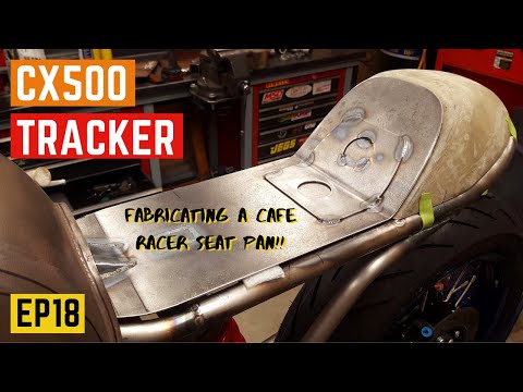 CX500 Build - How To Make A Quality Cafe Racer Seat Pan - EP18 - ASMR