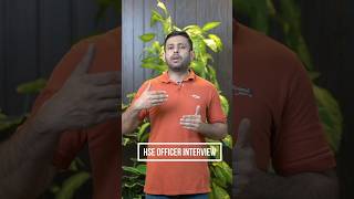 HSE Officer Interview #safetyofficer #healthandsafety