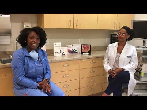Dr. Carter-Brooks and NP Jenna Perkins discuss services offered at GW Urogynecology.