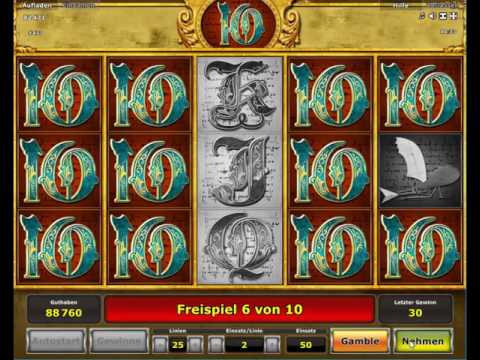 Leonardos Code kostenlos spielen - Novomatic / Apex