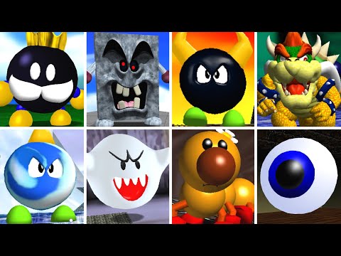 Super Mario 64 HD - All Bosses (No Damage)