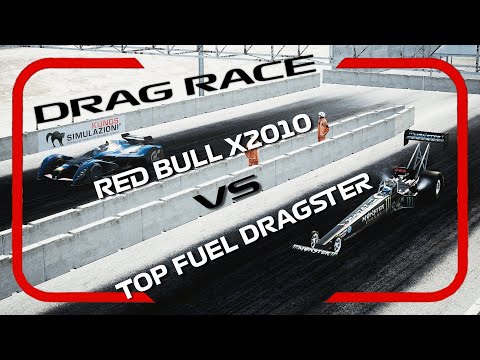 Red Bull X2010 vs Top Fuel Dragster - DRAG RACE