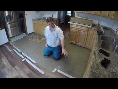 Tommy Retro Installing Congoleum Care Free Plank...