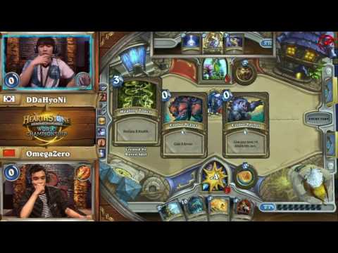 《爐石戰記》Blizzcon世界盃聯賽 開幕週 Day 1 DDaHyoNi  vs OmegaZero