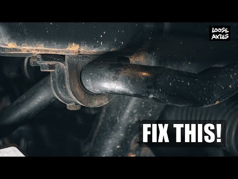 How to Improve Your 4Runner's Handling in 5 Minutes or LESS! *New Front Sway Bar Bushings*