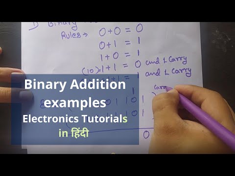 Binary Addition in digital electronics in Hindi Binary Arithmetic