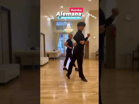 Alemana - basic rumba step - learn more with 📲”Dance With Oleg” APP & DanceWithOleg.com