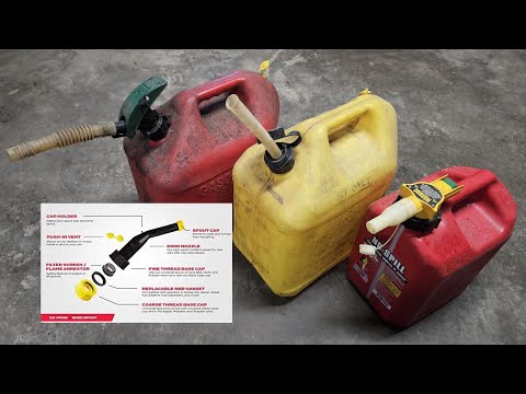 The BEST Replacement Gas Can Spout!  Fix your Leaking, glugging old gas cans!