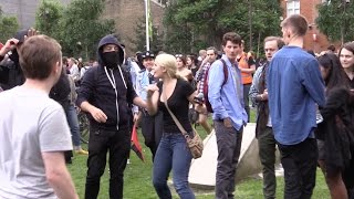 Lauren Southern ATTACKED by “anti-fascist” thugs in London!